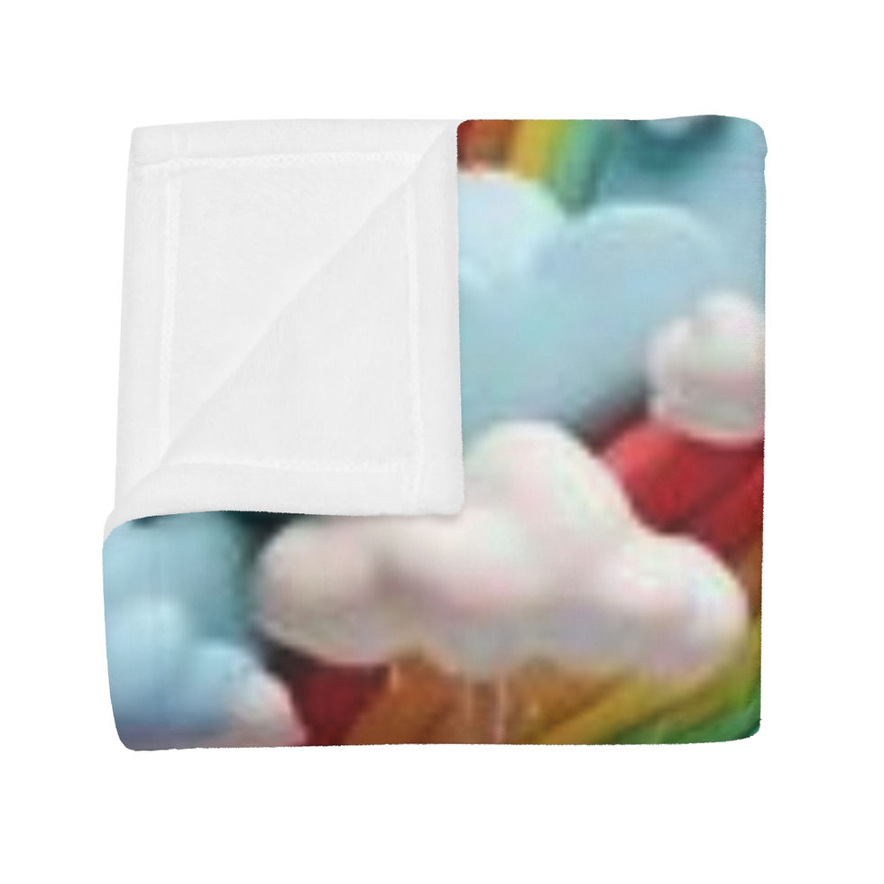 Thumbnail: Rainbow Baby Throw Blanket 