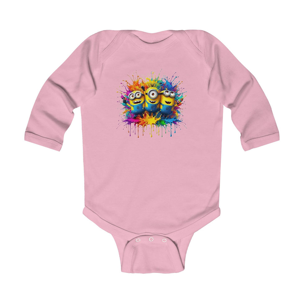 Thumbnail:  Minions Long Sleeve Onesie