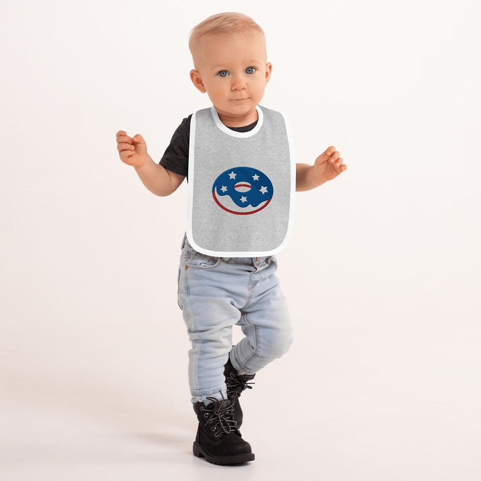 Thumbnail: Embroidered Baby Bib