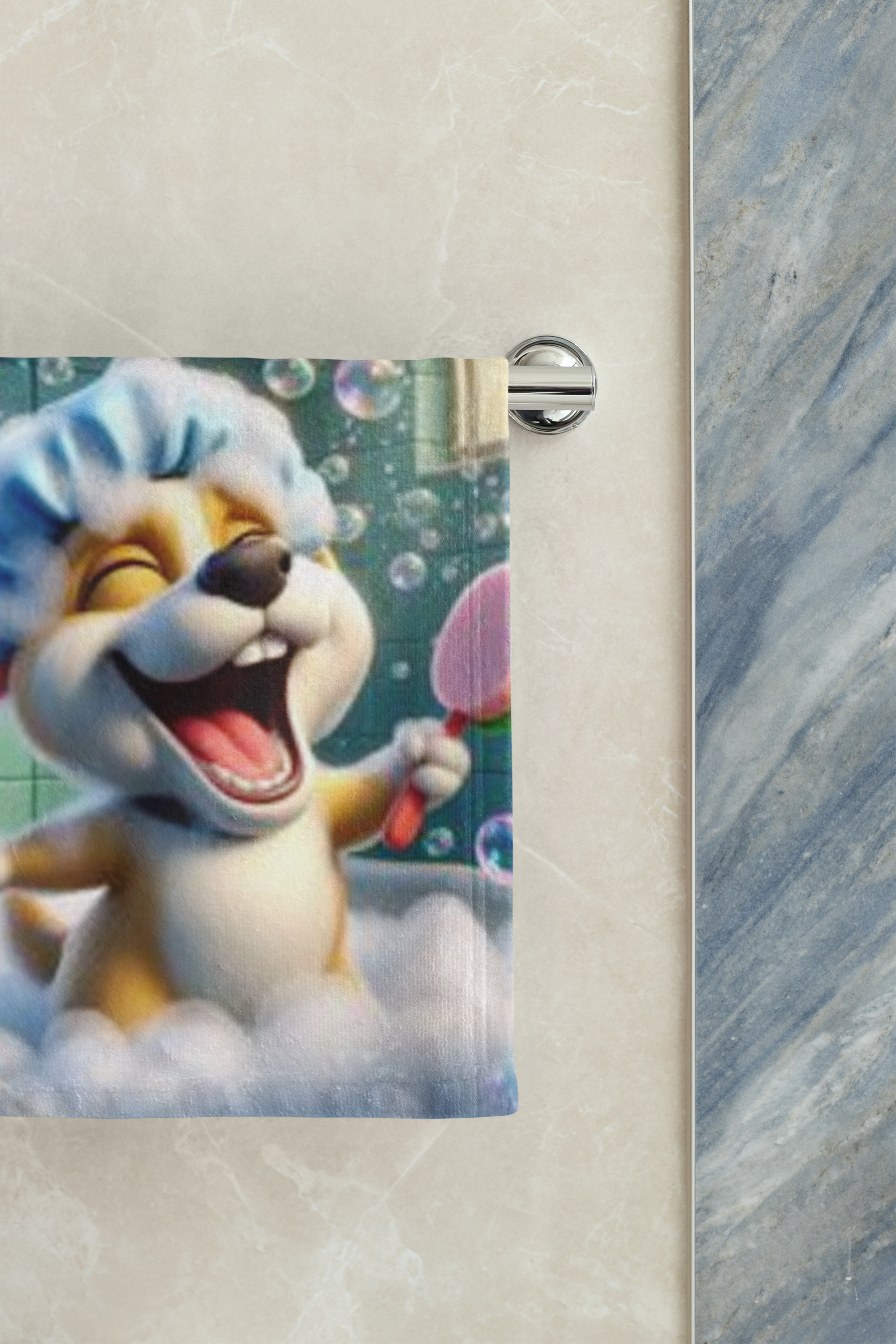 Cute Dog Bath Towel