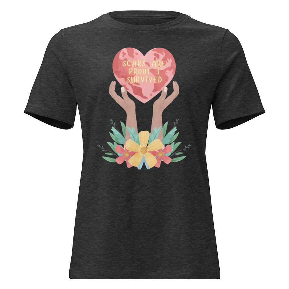 Thumbnail: Scars Are Proof I Survived  T-Shirt