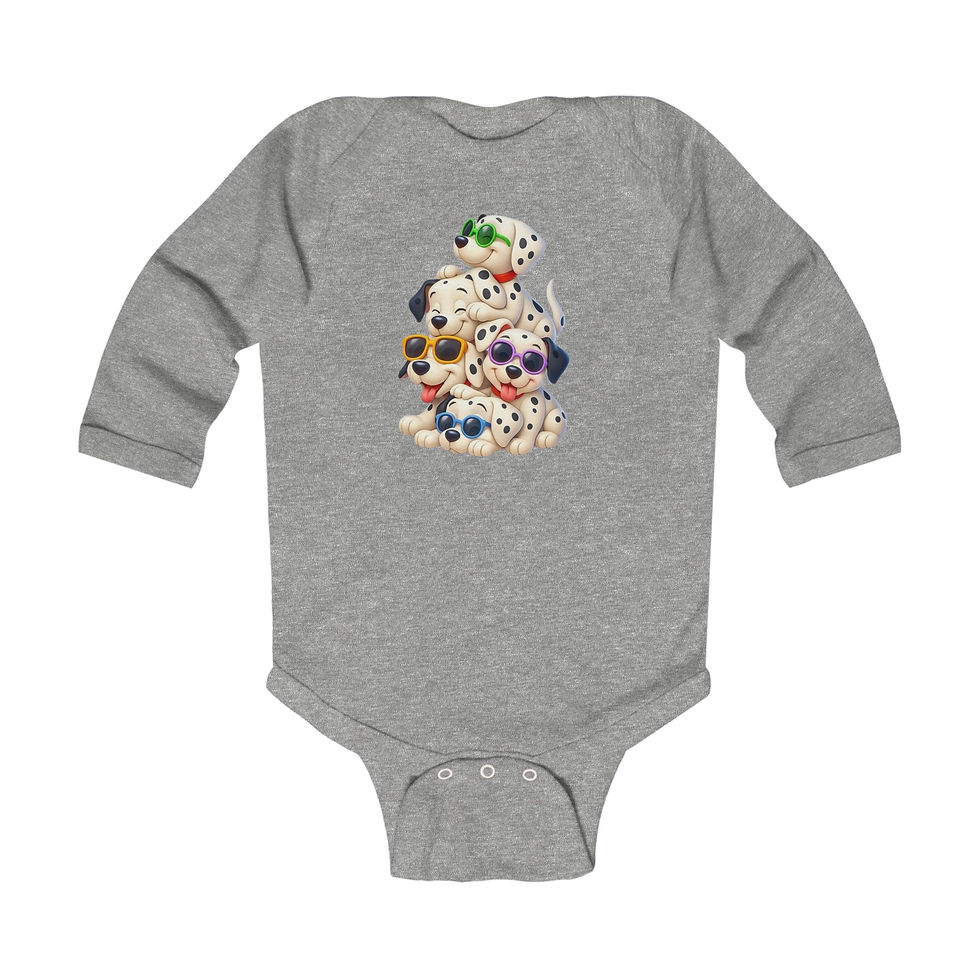 Thumbnail: Puppy Stack Long Sleeve Onesie
