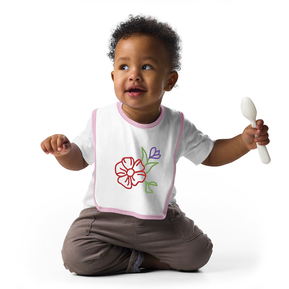 Thumbnail: Embroidered Baby Bib