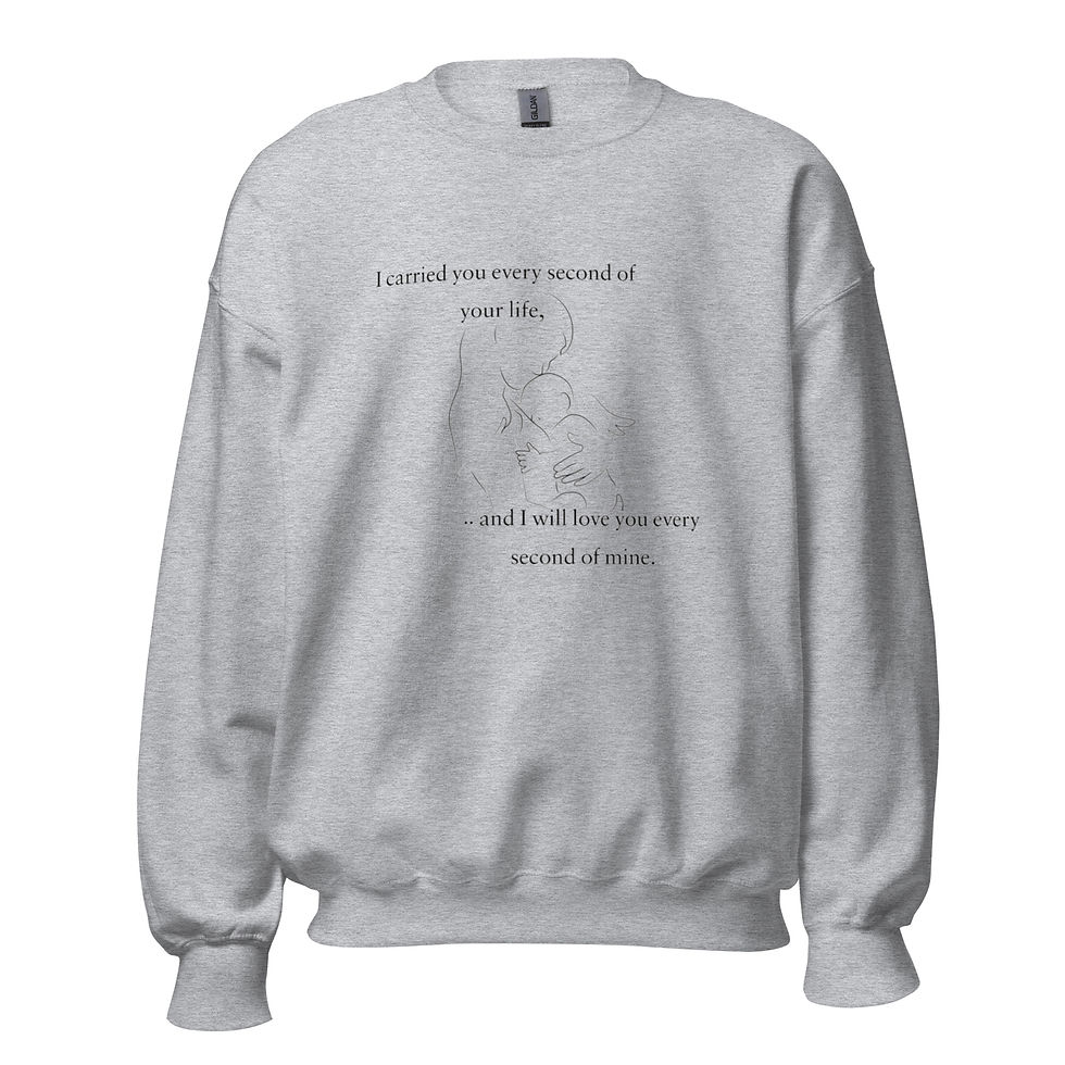Thumbnail: I carried you every second Sweatshirt