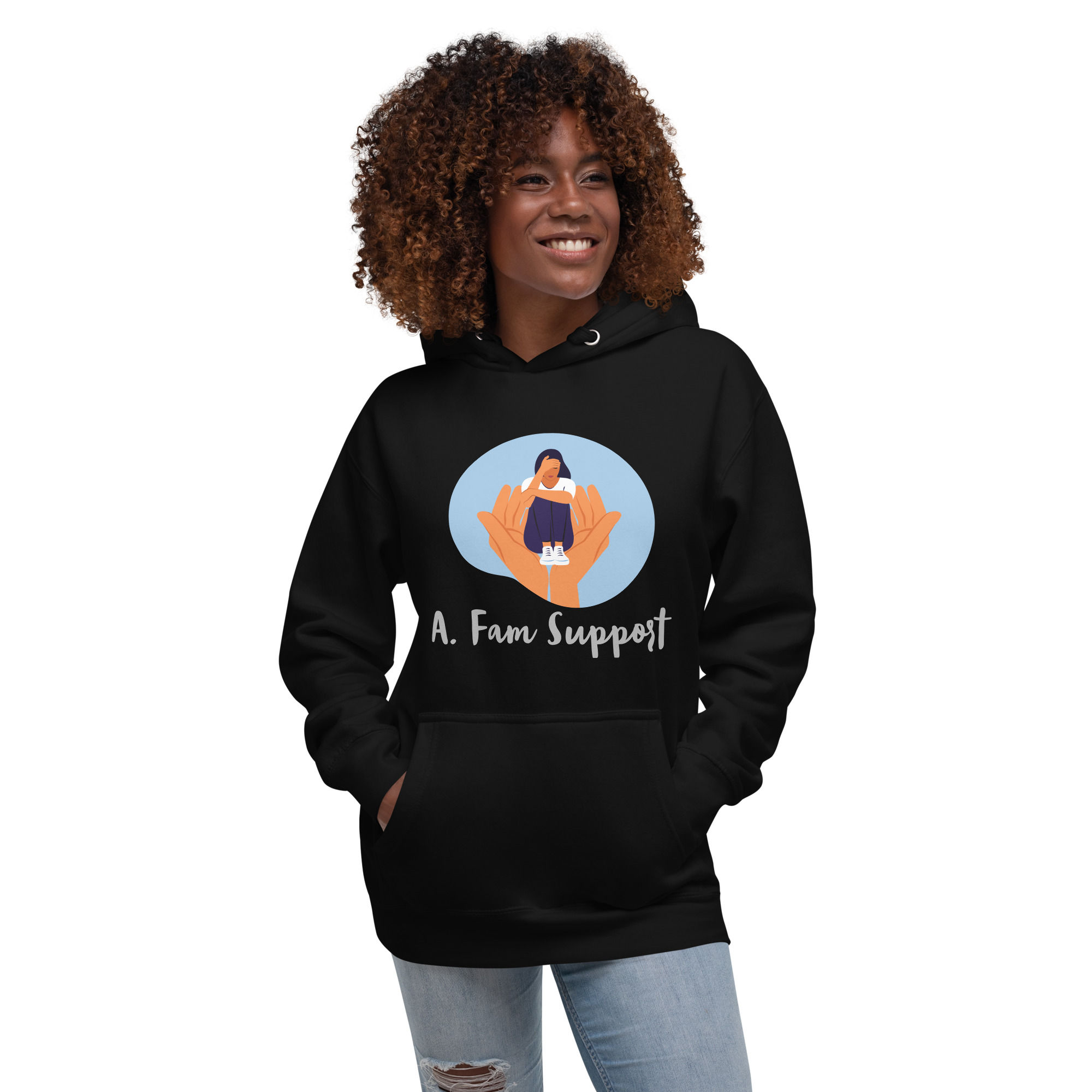 Her A. Fam Support Hoodie