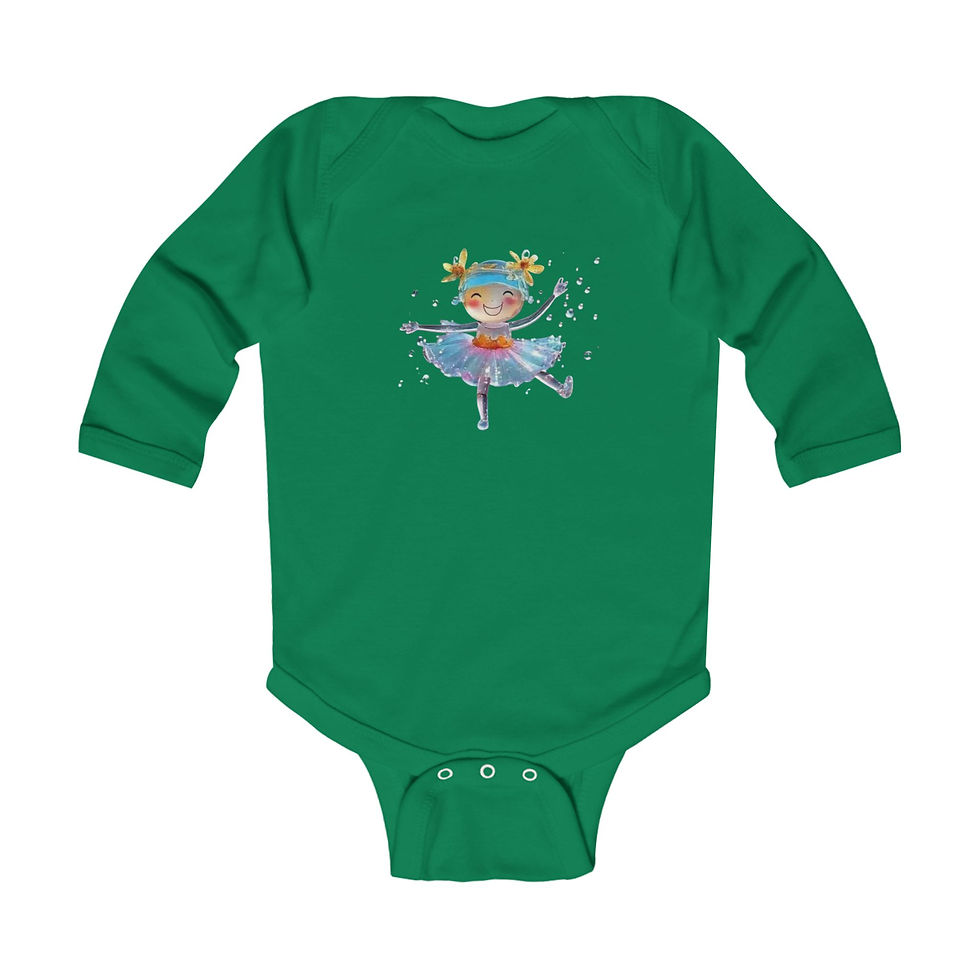 Thumbnail: Water Ballerina Long Sleeve Onesie