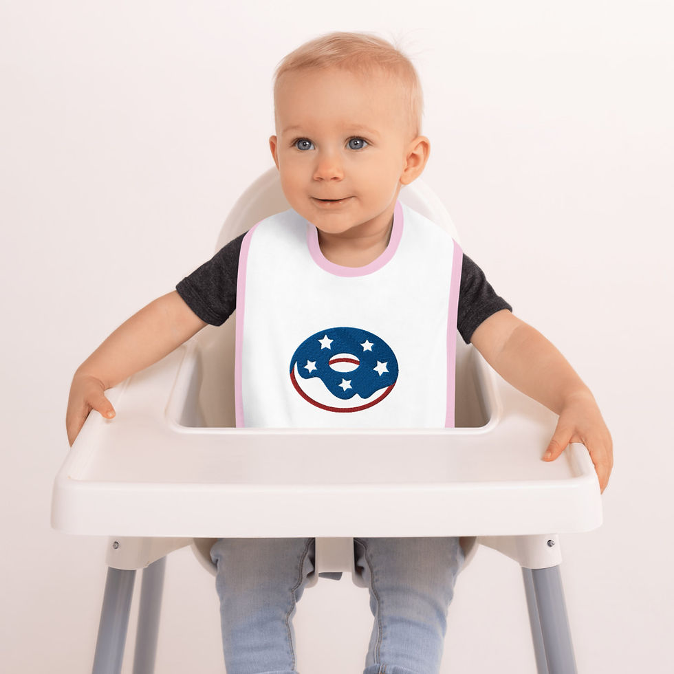 Thumbnail: Embroidered Baby Bib