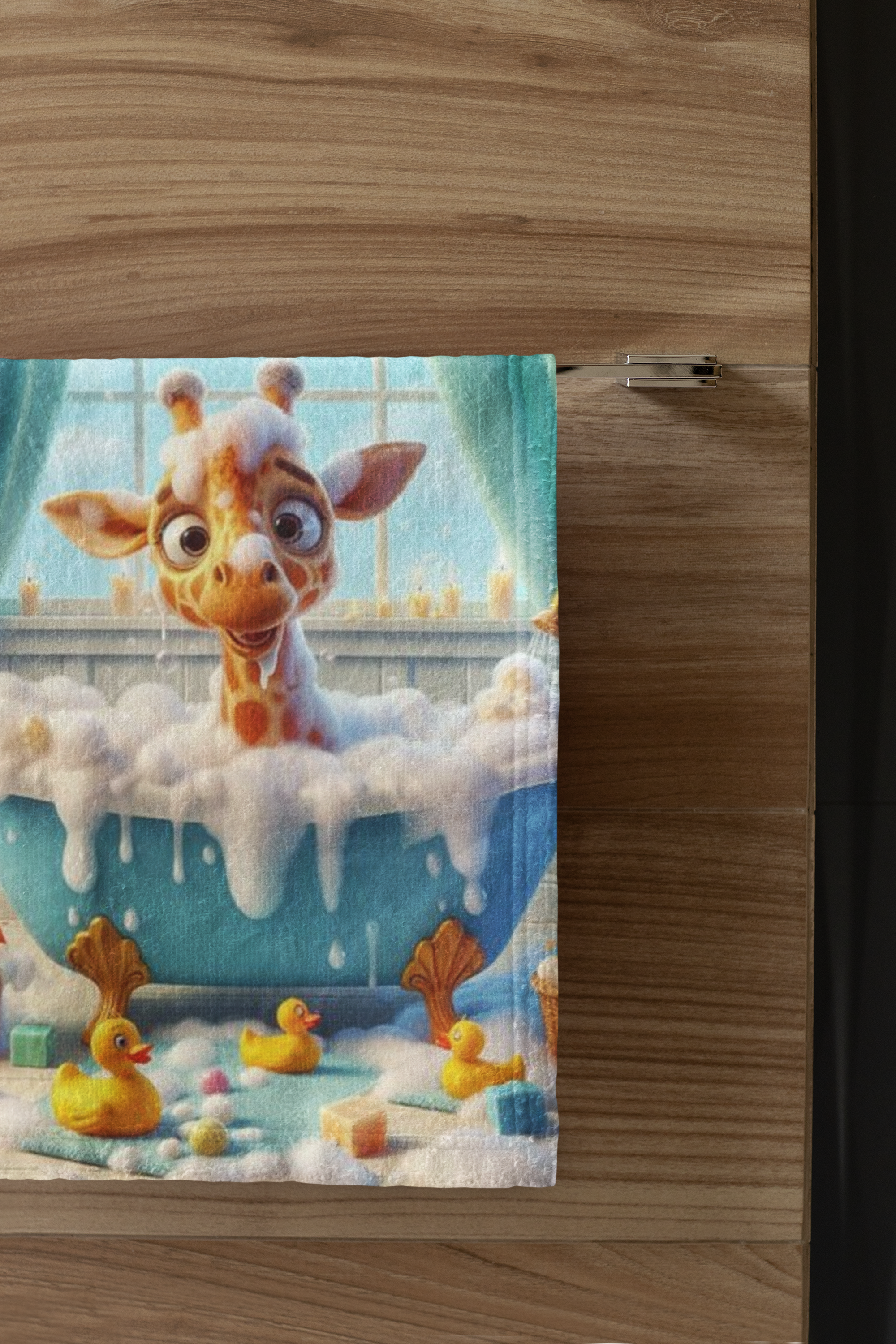 Cute Giraffe Bath Towel