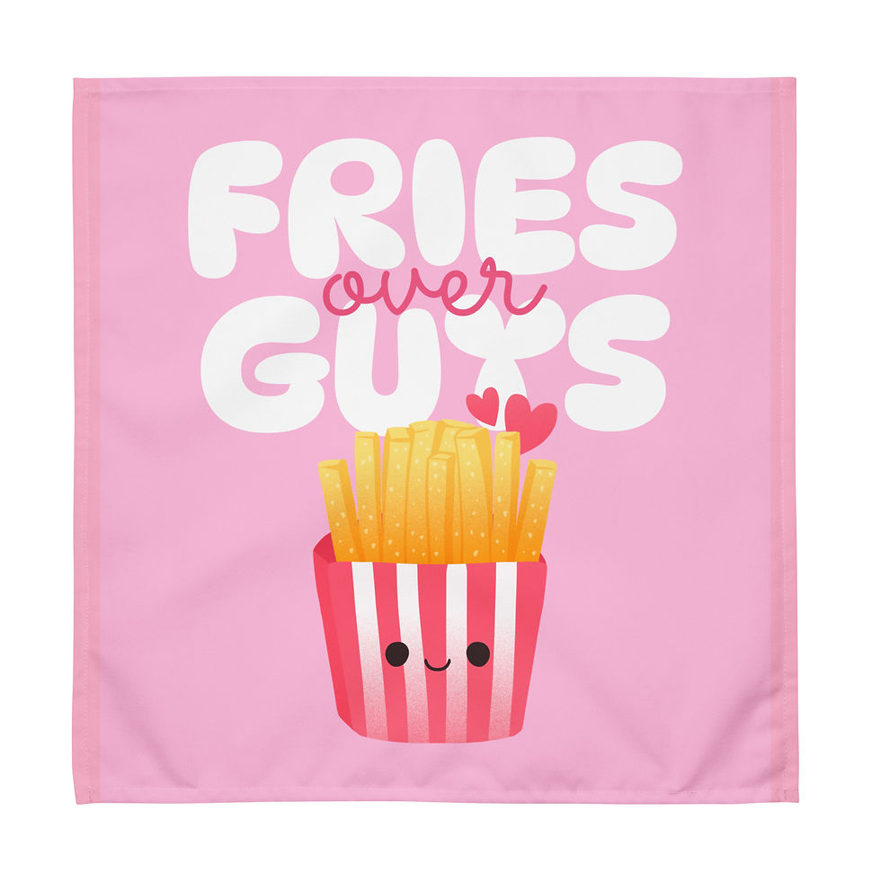 Thumbnail: Fries Over Guys napkin set