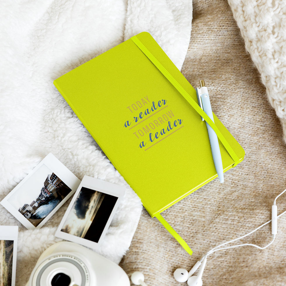 Thumbnail: Today A Reader Tomorrow A Leader Hardcover Notebook
