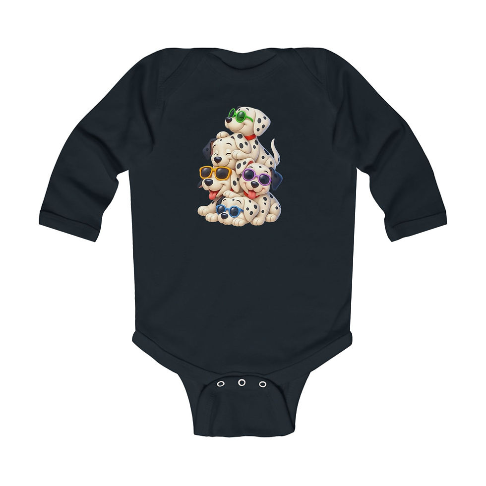 Thumbnail: Puppy Stack Long Sleeve Onesie