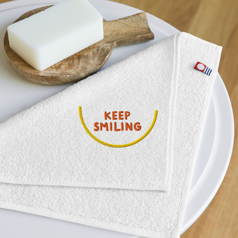 Thumbnail: Keep Smiling Hand Towel