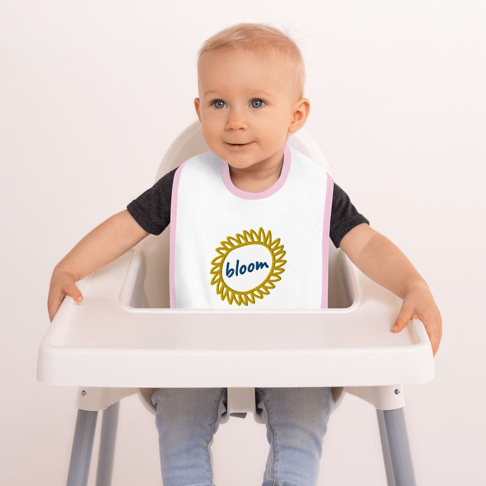 Thumbnail: Embroidered Baby Bib
