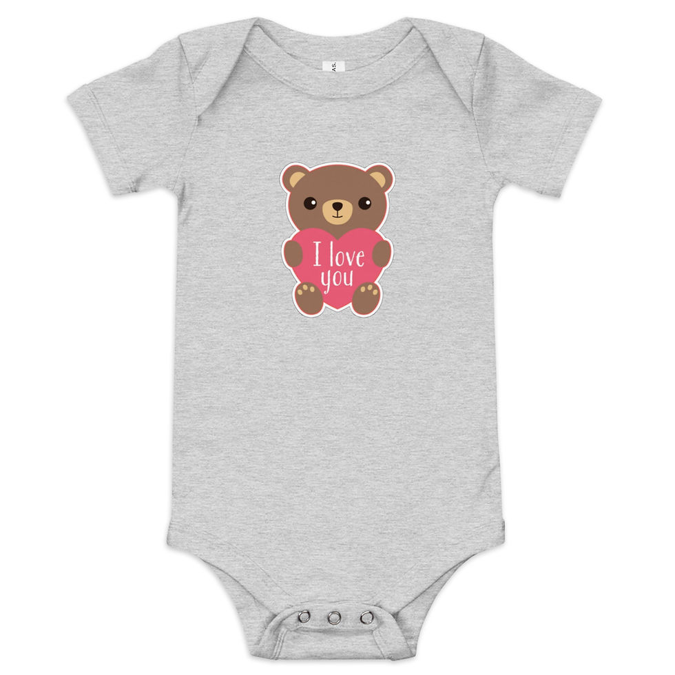 Thumbnail: I Love You Bear Onesie