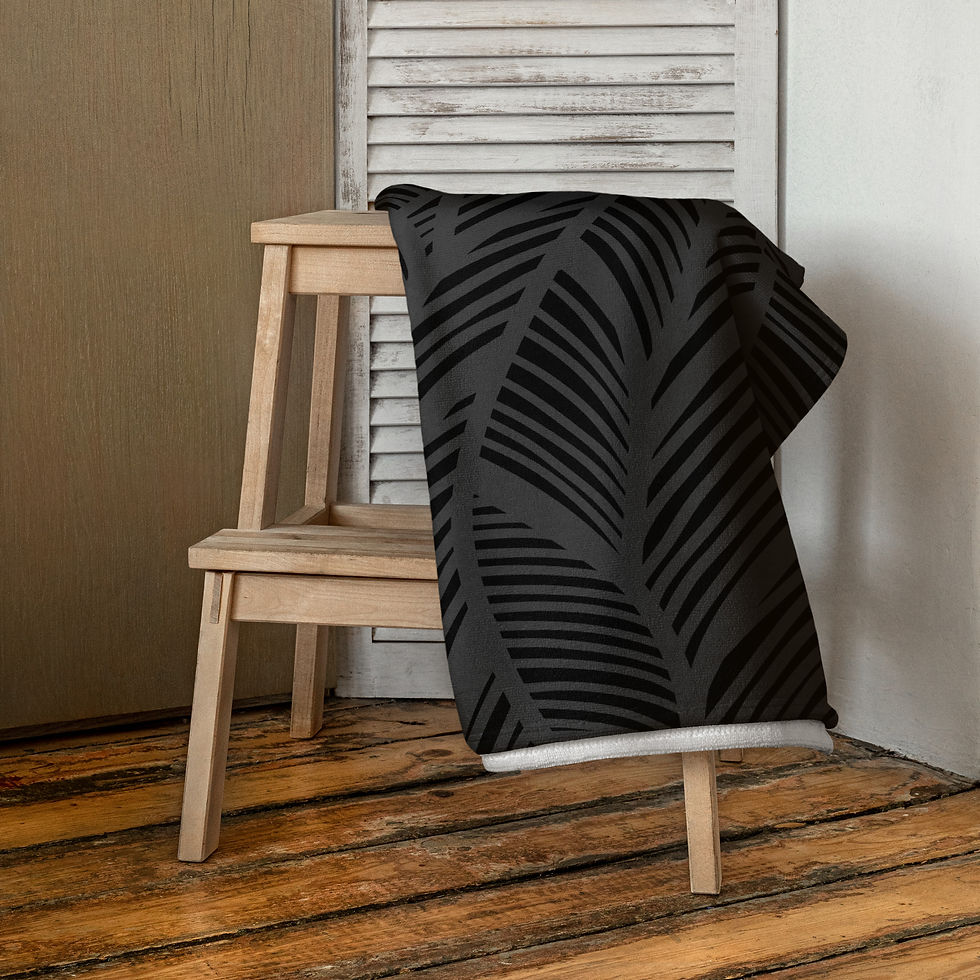 Thumbnail: Grey Feather Towel