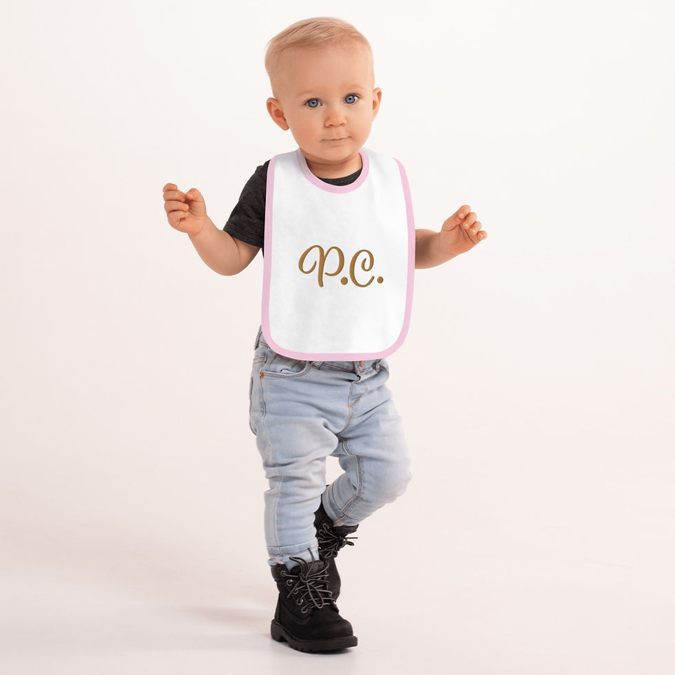 Thumbnail: Embroidered Baby Bib