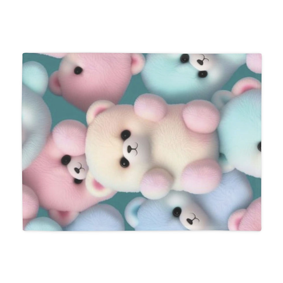 Thumbnail: Cozy Plush Teddy Bear Throw Blanket