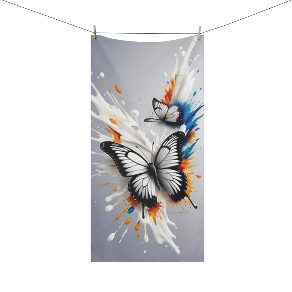 Thumbnail: Butterfly Splash BathTowel 