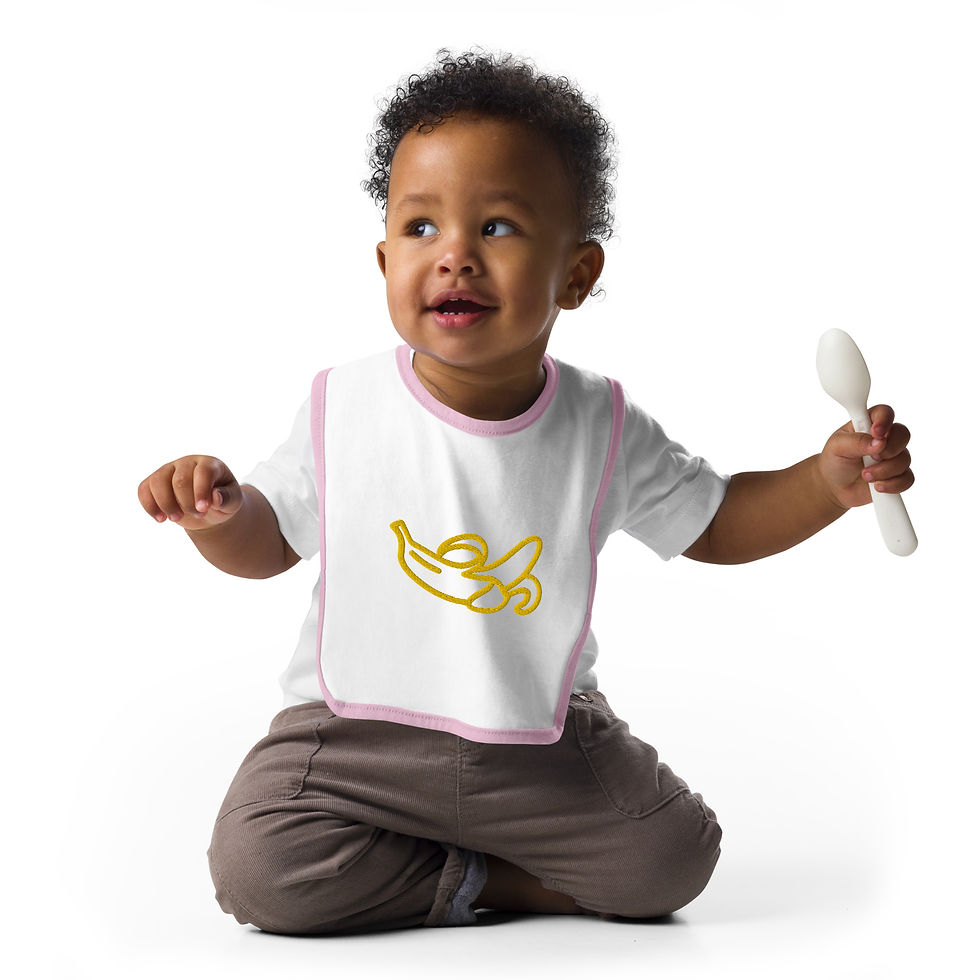 Thumbnail: Embroidered Baby Bib