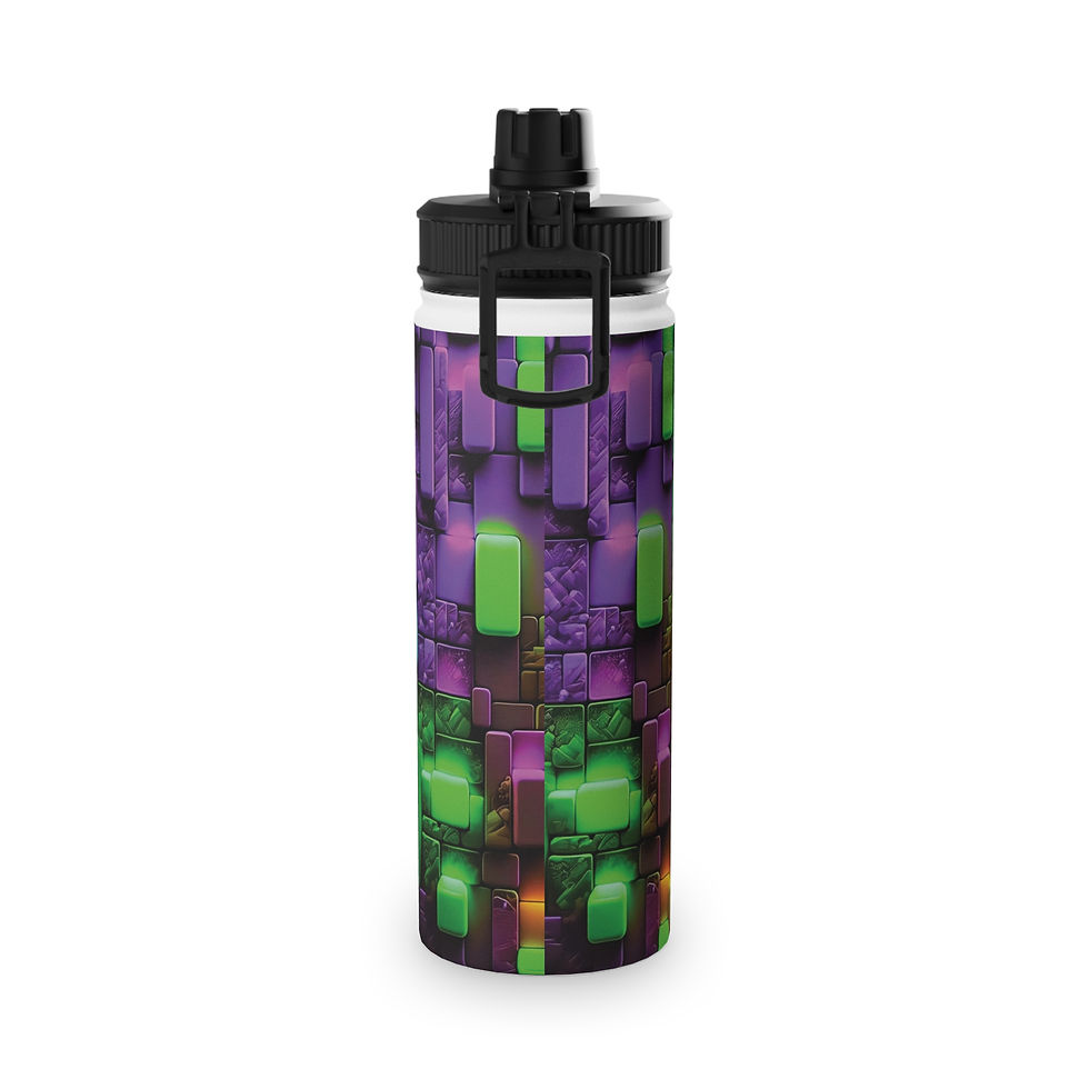 Thumbnail: Abstract Stainless Steel Water Bottle