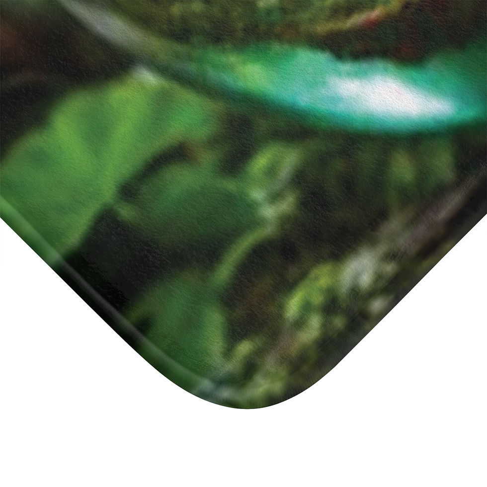Thumbnail: Enchanting Fairy Forest Bath Mat - Magical Home Decor for Nature Lovers