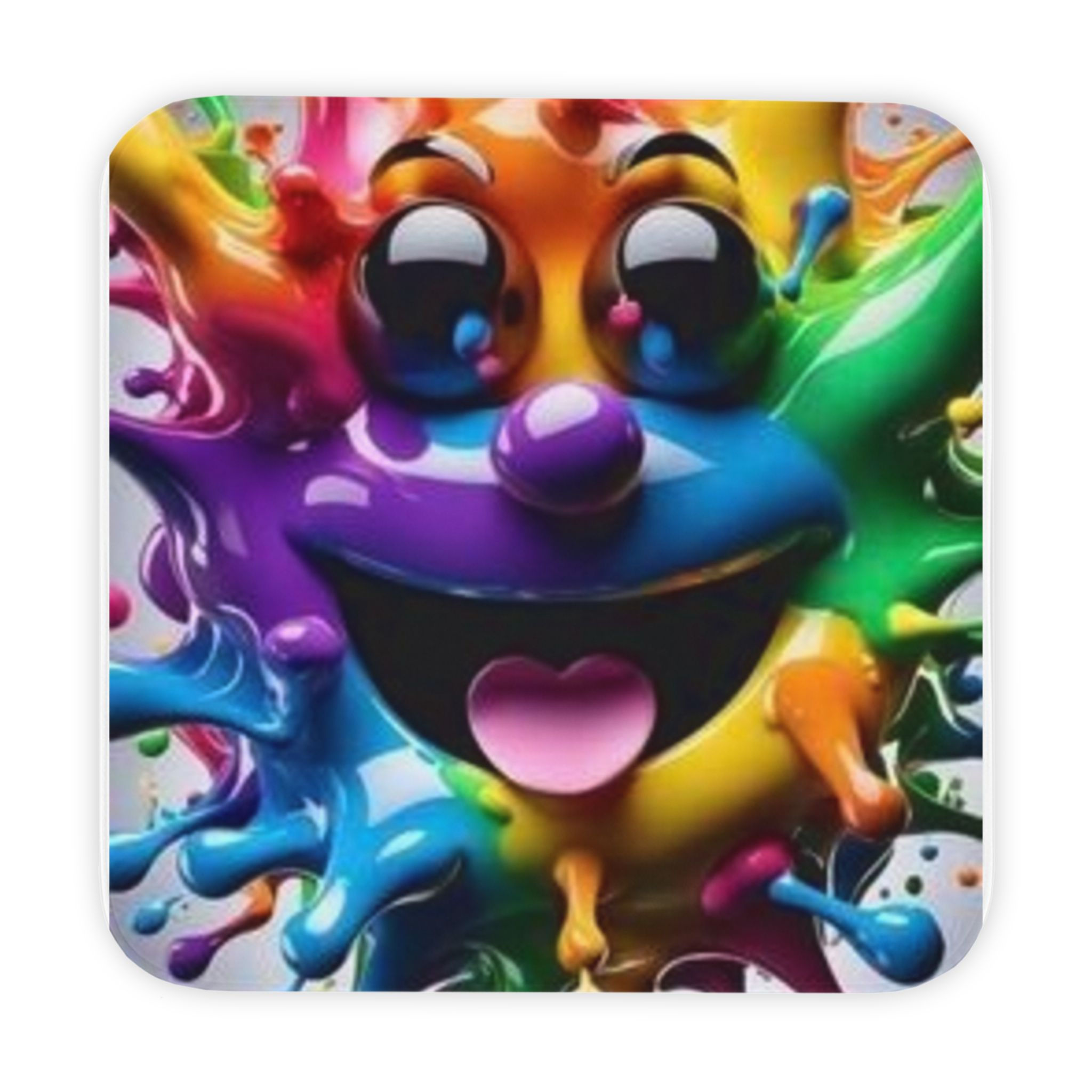 Rainbow Splash Hooded Baby Towel