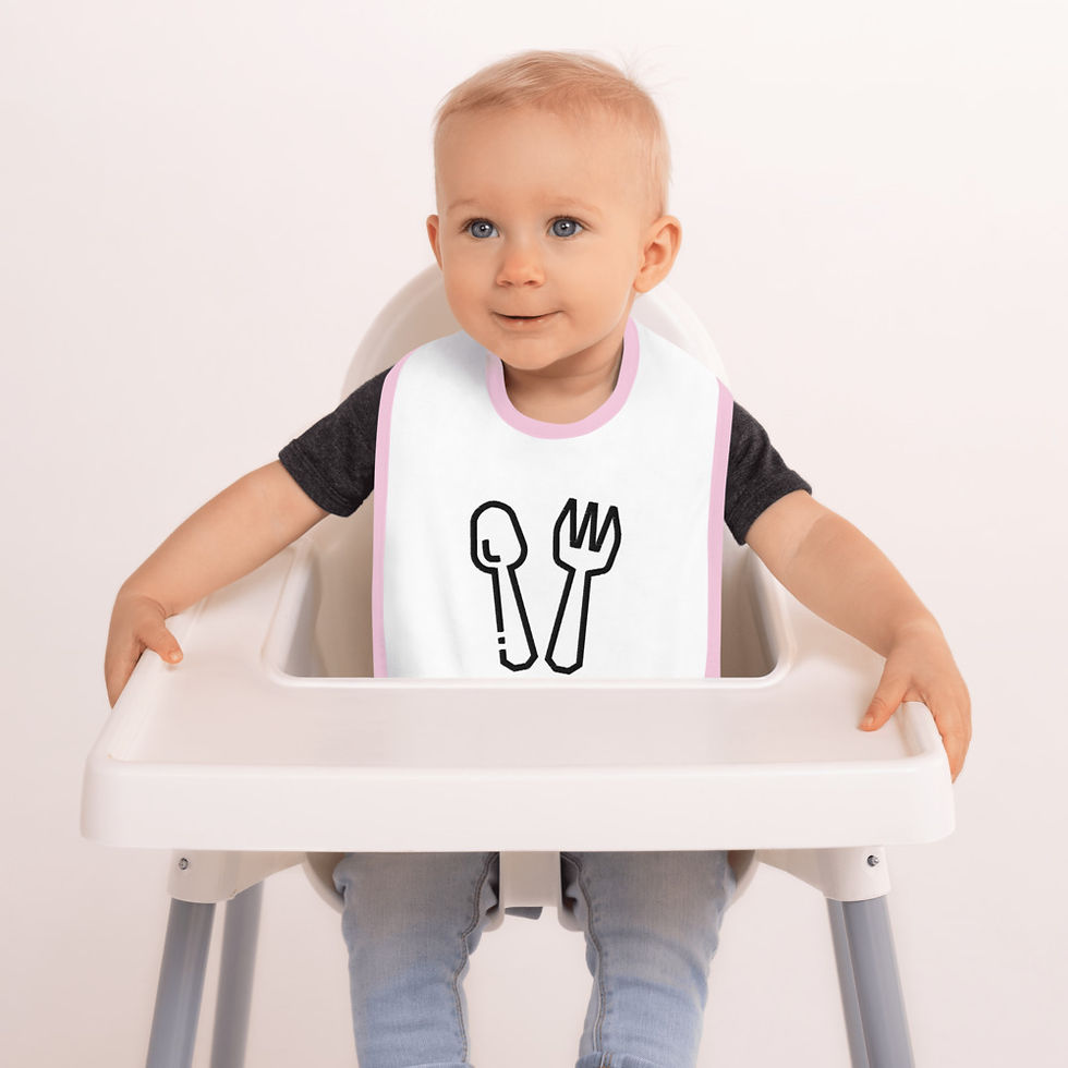 Thumbnail: Embroidered Baby Bib