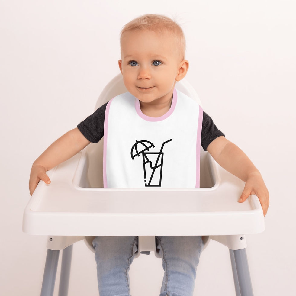 Thumbnail: Embroidered Baby Bib