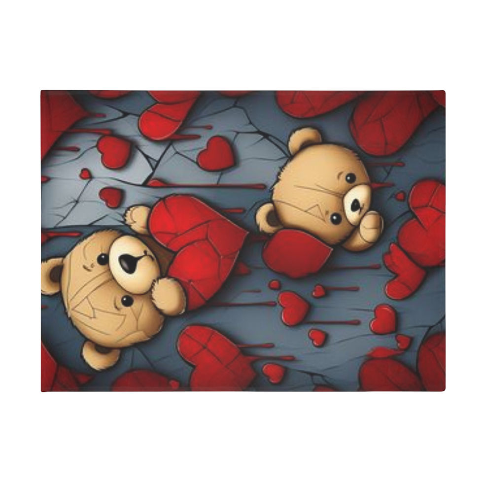 Thumbnail: Cozy Love Bear Throw Blanket