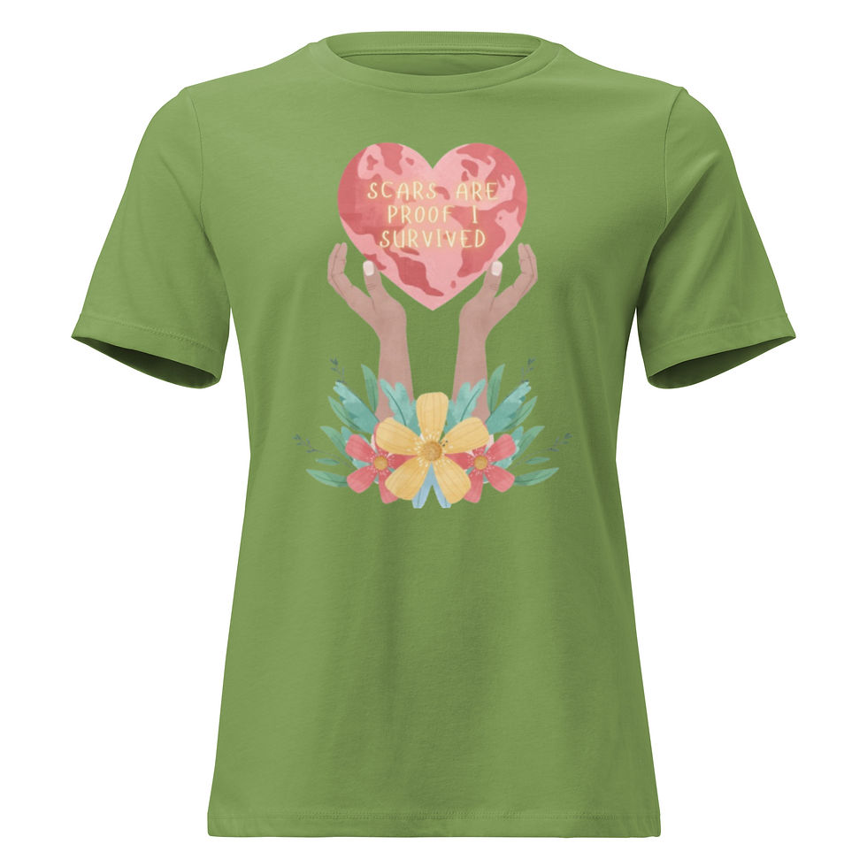 Thumbnail: Scars Are Proof I Survived  T-Shirt