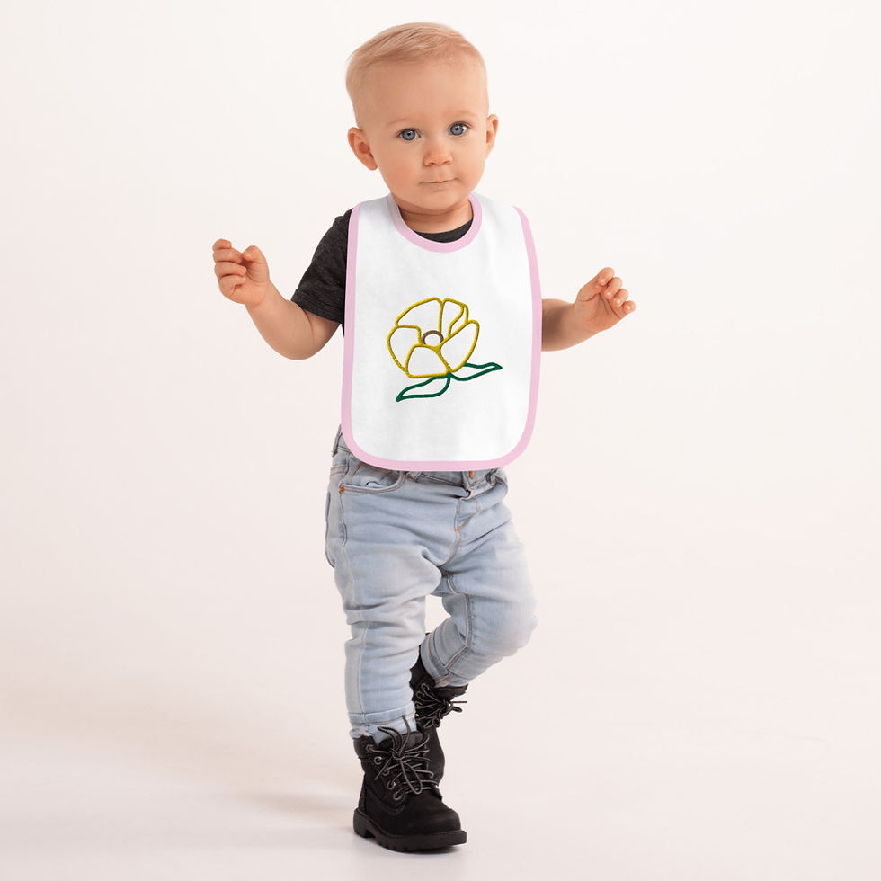 Thumbnail: Embroidered Baby Bib