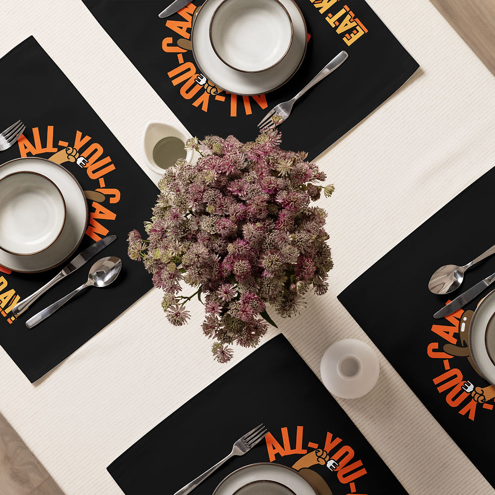 Thumbnail: All You Can Eat Kinda Day Placemat Set