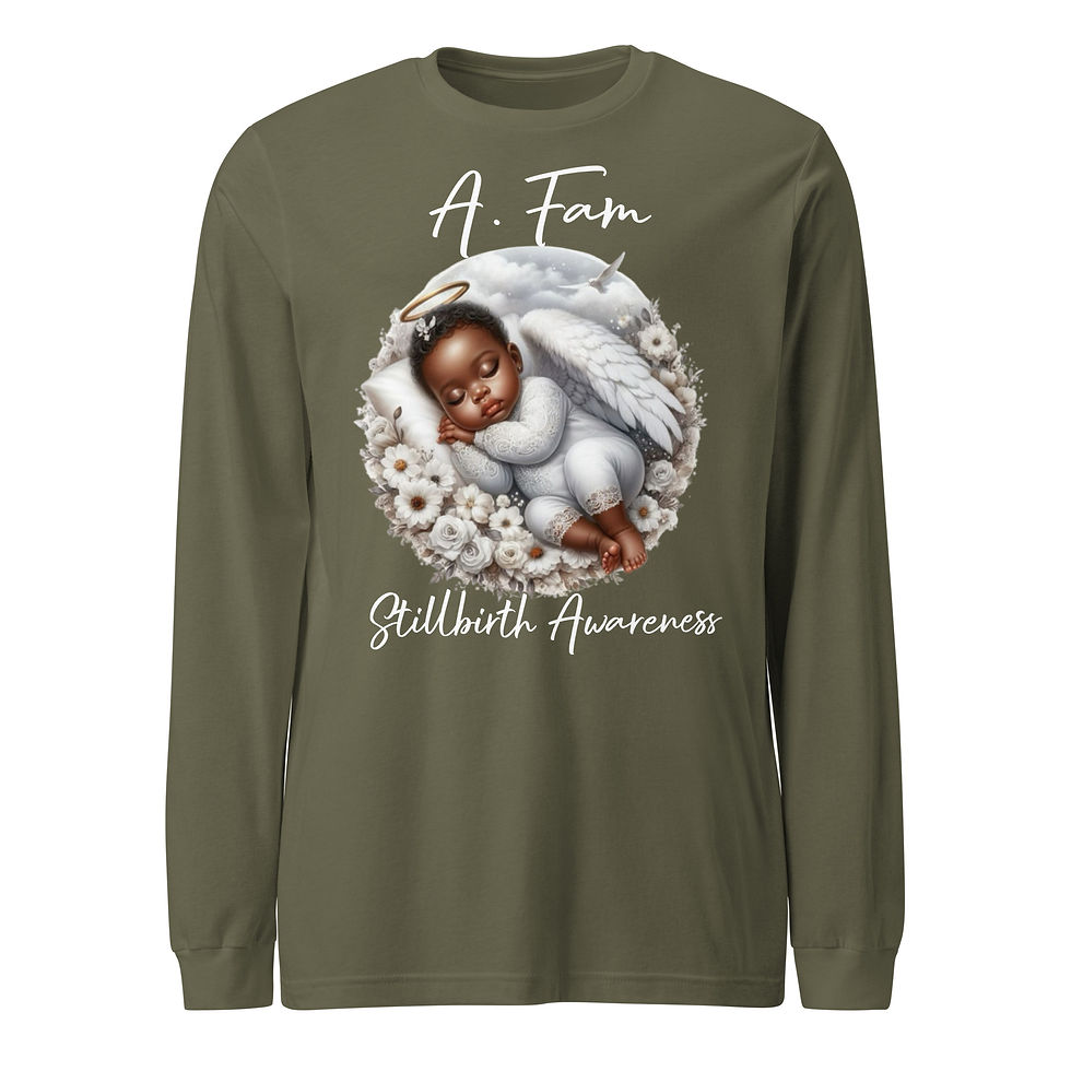 Thumbnail: A fam Stillborn Awareness Long Sleeve Tee