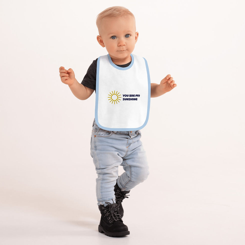 Thumbnail: Embroidered Baby Bib