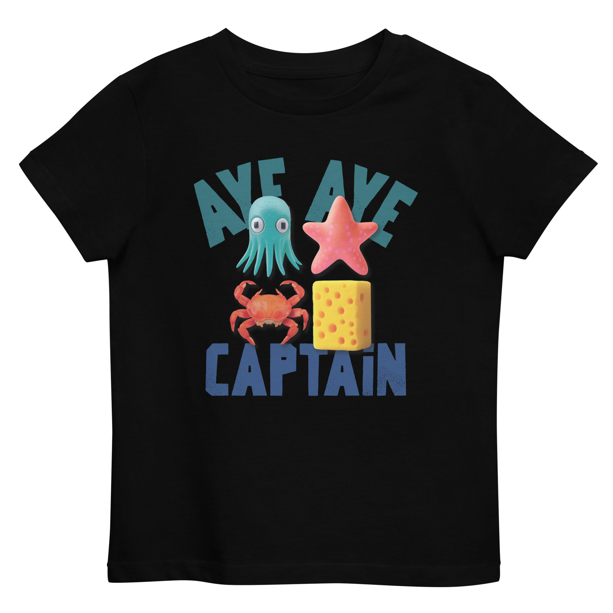 Aye Aye Captain Organic Kids T-shirt