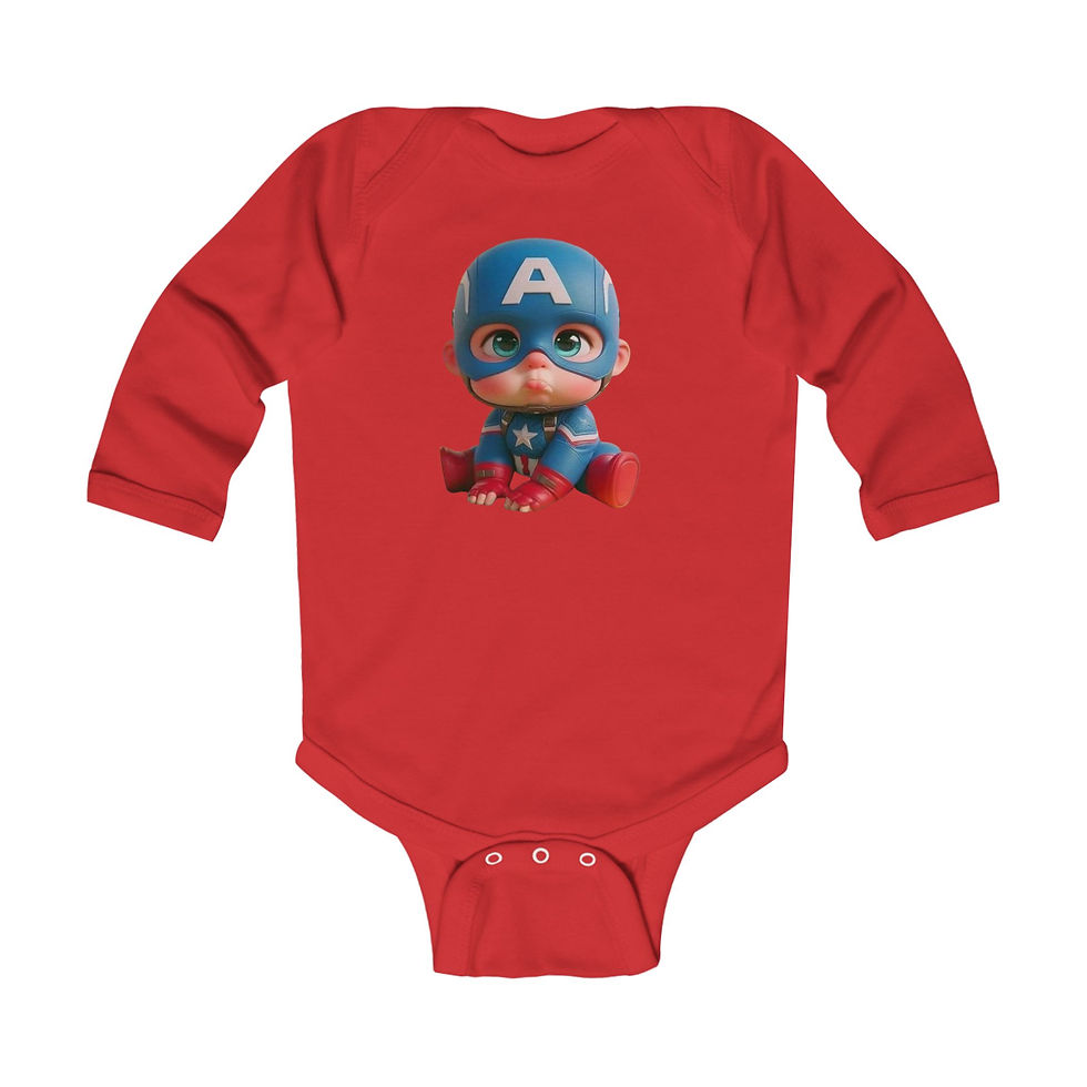 Thumbnail: Captain Baby Long Sleeve Onesie