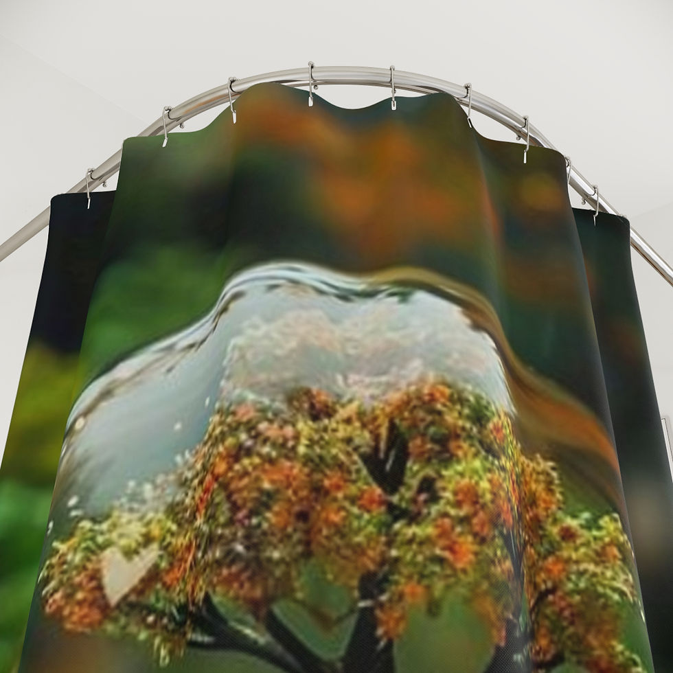 Thumbnail: Enchanted Tree in Glass Orb Shower Curtain 