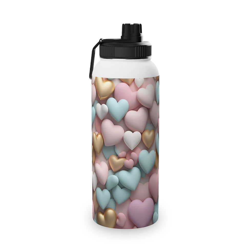 Thumbnail: Heart Stainless Steel Water Bottle 