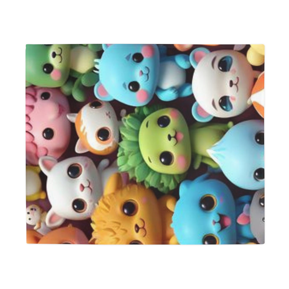 Thumbnail: Cute Animal Throw Blanket