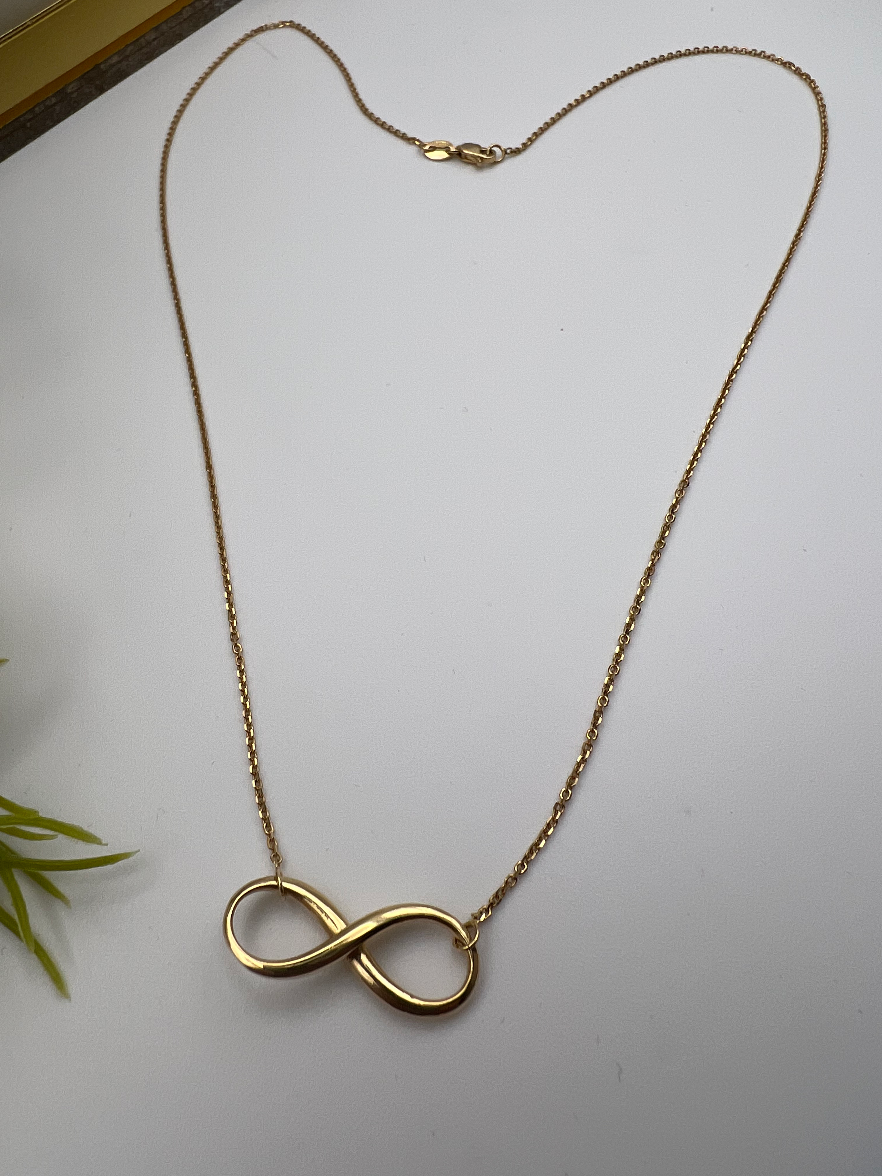 Infinity Necklace - 18 inches (18k)