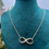 Thumbnail: Infinity Necklace - 18 inches (18k)