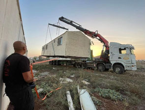 הובלת מבנים ניידים - הרמות העמק
