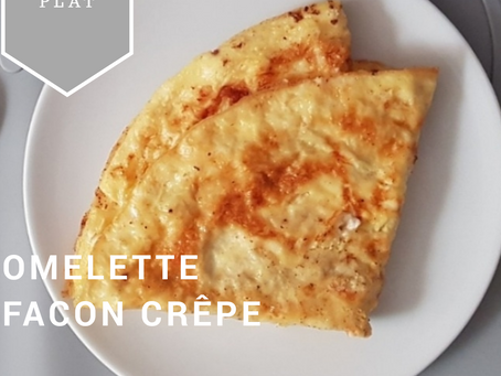 Omelette façon crêpe