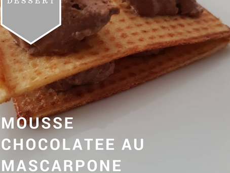Mousse chocolatée au mascarpone