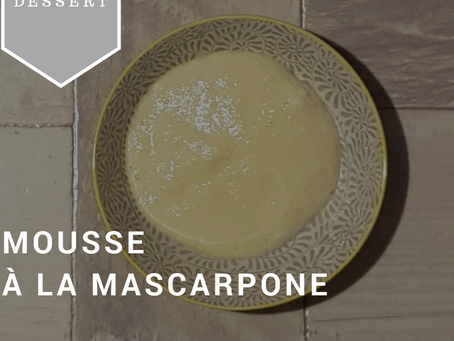 Mousse à la mascarpone