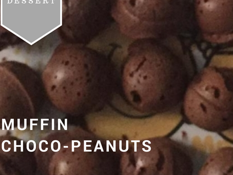 Muffin choco-peanuts