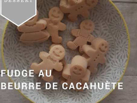 Fudge au beurre de cacahuète