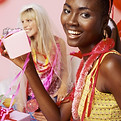 Women celebrating event