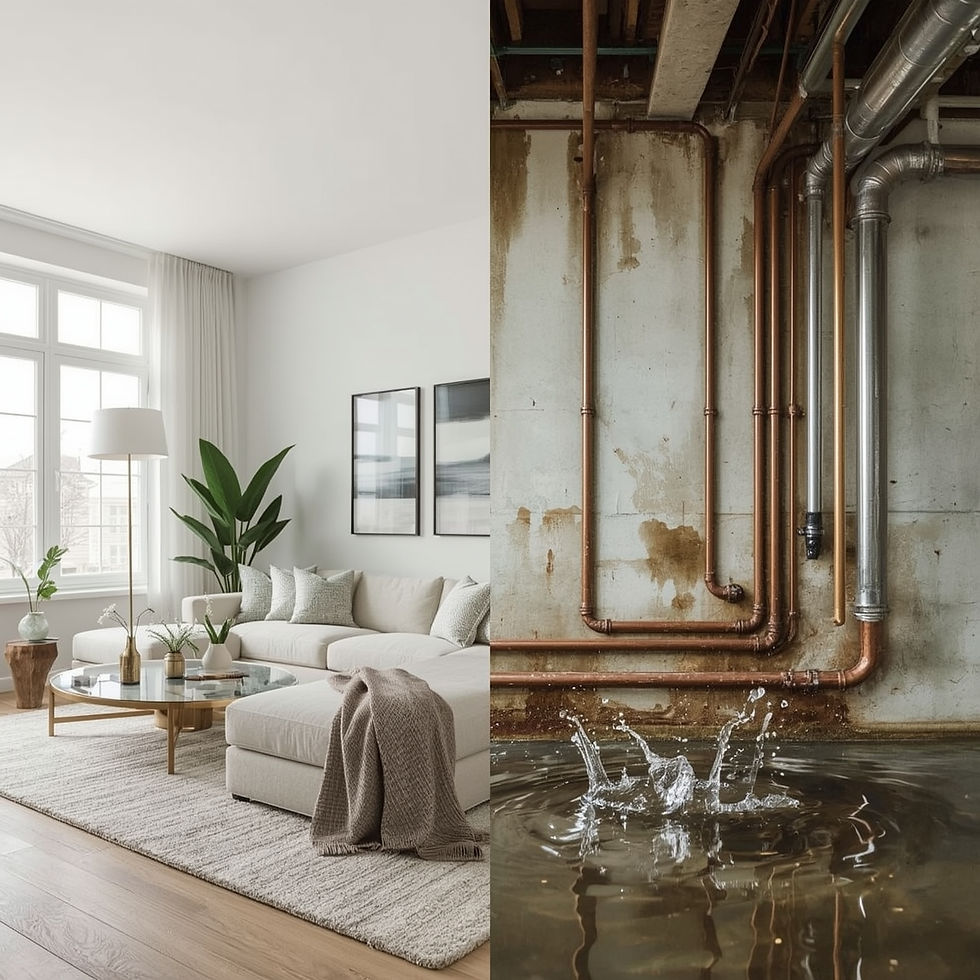 Cosmetic flaws are cheap to fix. Structural problems are not.