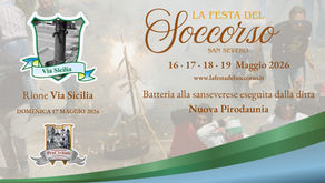 batteria rione Via Sicilia Festa del Soccorso 2026 processione domenica